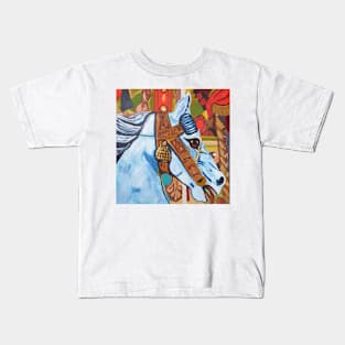 Carousel Horse Kids T-Shirt